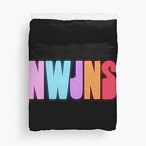 NewJeans NWJNS Logo Duvet Cover