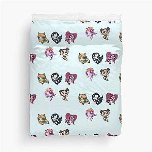 NewJeans Powerpuff Girls Sticker Pack Duvet Cover