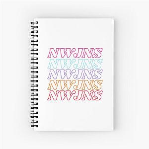 NewJeans NWJNS, New Jeans Logo and Mascot Bunny, Kpop NWJNS Merch, Ditto Spiral Notebook