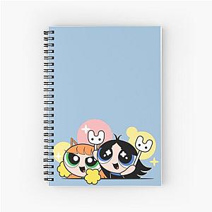 NewJeans NWJNS New Jeans Powerpuff girls sticker pack Hanni Hyein Minji Haerin Danielle cute aesthetic couple Tokkis lightstick Light stick  Spiral Notebook