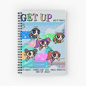 NEWJEANS GET UP TRACKLIST Spiral Notebook