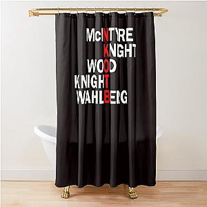 New kids on the block vintage design Shower Curtain