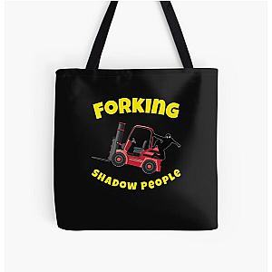 Forklift Ninja NF, Forking Shadow People RY All Over Print Tote Bag RB0609