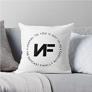 NF Returns (Black logo) Throw Pillow RB0609