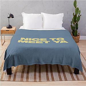 Nice to meet ya Niall Horan Throw Blanket RB3010