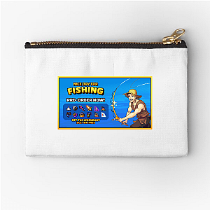 Nice Day For Fishing Signature Nice Day For Fishing Zipper Pouches