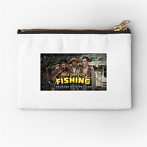 Nice Day For Fishing Fan Art Nice Day For Fishing Zipper Pouches