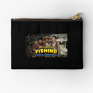 Nice Day For Fishing Fan Art Nice Day For Fishing Zipper Pouches