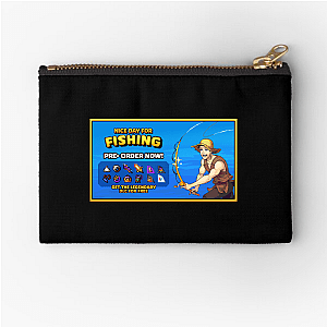 Nice Day For Fishing Signature Nice Day For Fishing Zipper Pouches