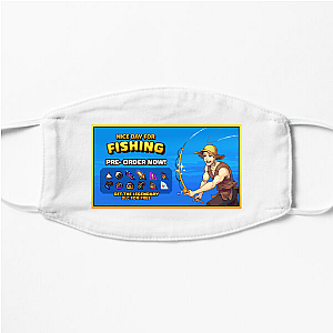Nice Day For Fishing Signature Nice Day For Fishing Face Masks