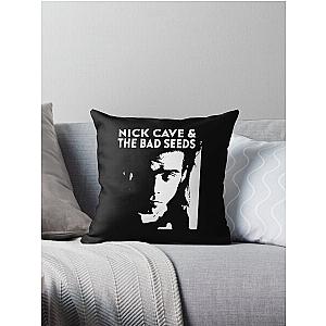 Nick Cave And The Bad Seeds Retro Vintage Concert Tour Throw Pillow