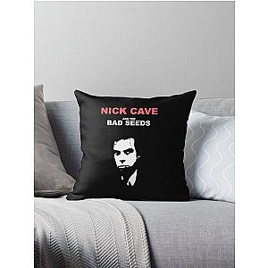 Nick Cave And The Bad Seeds Classic Signature Music Throw Pillow