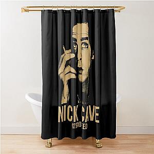 Nick Cave And The Bad Seeds Rock Band Music Vintage Shower Curtain