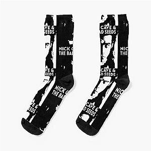 Nick Cave And The Bad Seeds Retro Vintage Concert Tour Socks