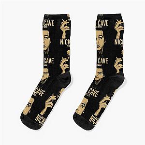 Nick Cave And The Bad Seeds Rock Band Music Vintage Socks