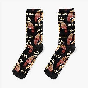 Nick Cave And The Bad Seeds Classic Vintage Rock Band Socks