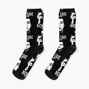 Nick Cave And The Bad Seeds Retro Vintage Concert Tour Socks