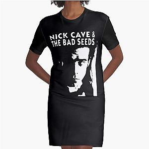 Nick Cave And The Bad Seeds Signature Music Band Graphic T-Shirt Dress