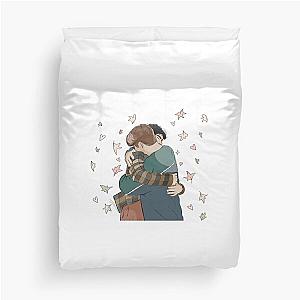 Nick and Charlie heartstopper in love 2 Duvet Cover