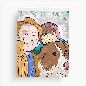 Heartstopper Nick and Charlie in the now (bright colors) Duvet Cover