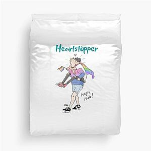 Heartstopper Alice Osman Nick and Charlie Duvet Cover