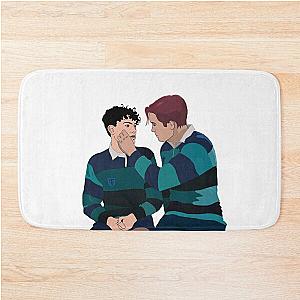 Heartstopper Nick and Charlie cutout  Bath Mat