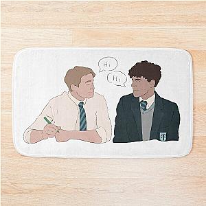 Nick and Charlie "Hi" Heartstopper Bath Mat