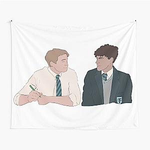 Nick and Charlie First Meet Heartstopper Tapestry