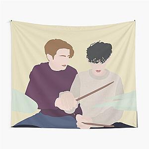 nick and charlie playing drums Tapestry