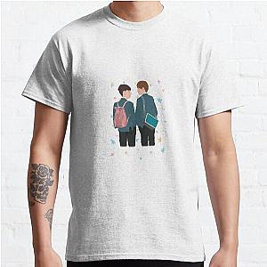 Heartstopper Nick and Charlie (transparent) Classic T-Shirt