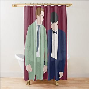 Nick and Charlie at the prom | heartstopper Shower Curtain