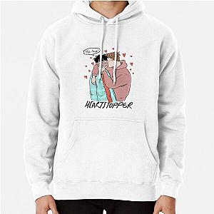 Heartstopper Nick and Charlie cute hugs Pullover Hoodie