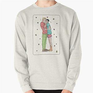 Nick and Charlie heartstopper kiss color Pullover Sweatshirt