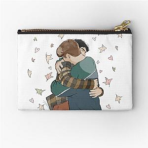 Nick and Charlie heartstopper in love 2 Zipper Pouch