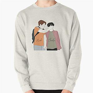 Heartstopper - Nick and Charlie Digital Illustration Pullover Sweatshirt