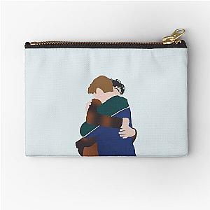 hi. hi. nick and charlie hug Zipper Pouch