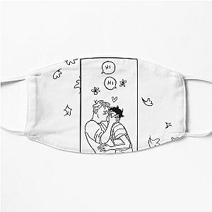 Heartstopper Nick and Charlie Design Flat Mask