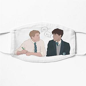 Nick and Charlie "Hi" Heartstopper Flat Mask