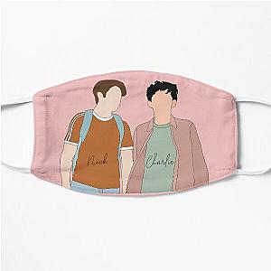 Heartstopper - Nick and Charlie Digital Illustration Flat Mask