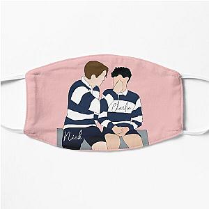 Heartstopper - Nick and Charlie Digital Illustration Flat Mask