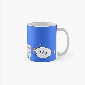 heartstopper nick and charlie standing on books Classic Mug