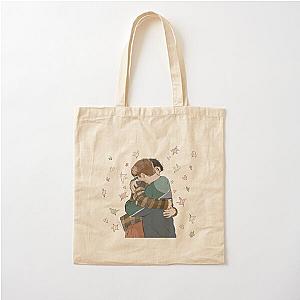 Nick and Charlie heartstopper in love 2 Cotton Tote Bag