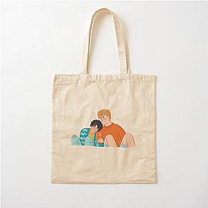 Cuddly Nick and Charlie Cotton Tote Bag