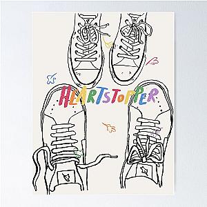 heartstopper, nick and charlie shoes Poster