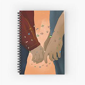 Nick and Charlie - Heartstopper Illustration Spiral Notebook
