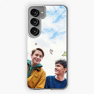 Heartstopper nick and charlie leaves phonecase Samsung Galaxy Soft Case