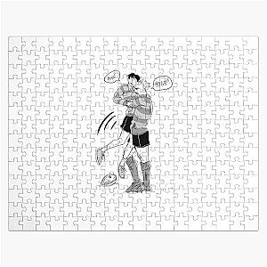 Nick and Charlie heartstopper hug 2 Jigsaw Puzzle