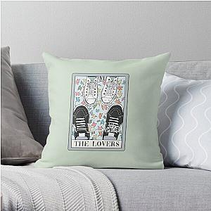 Nick and Charlie Heartstopper Tarot Throw Pillow