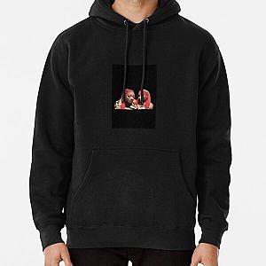 Graphic design of Nicki Minaj and MeganThee Stallion Pullover Hoodie RB2811