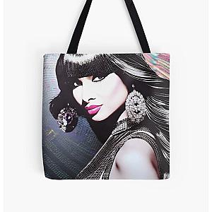 Nicki Minaj Mosaic Portrait All Over Print Tote Bag RB2811